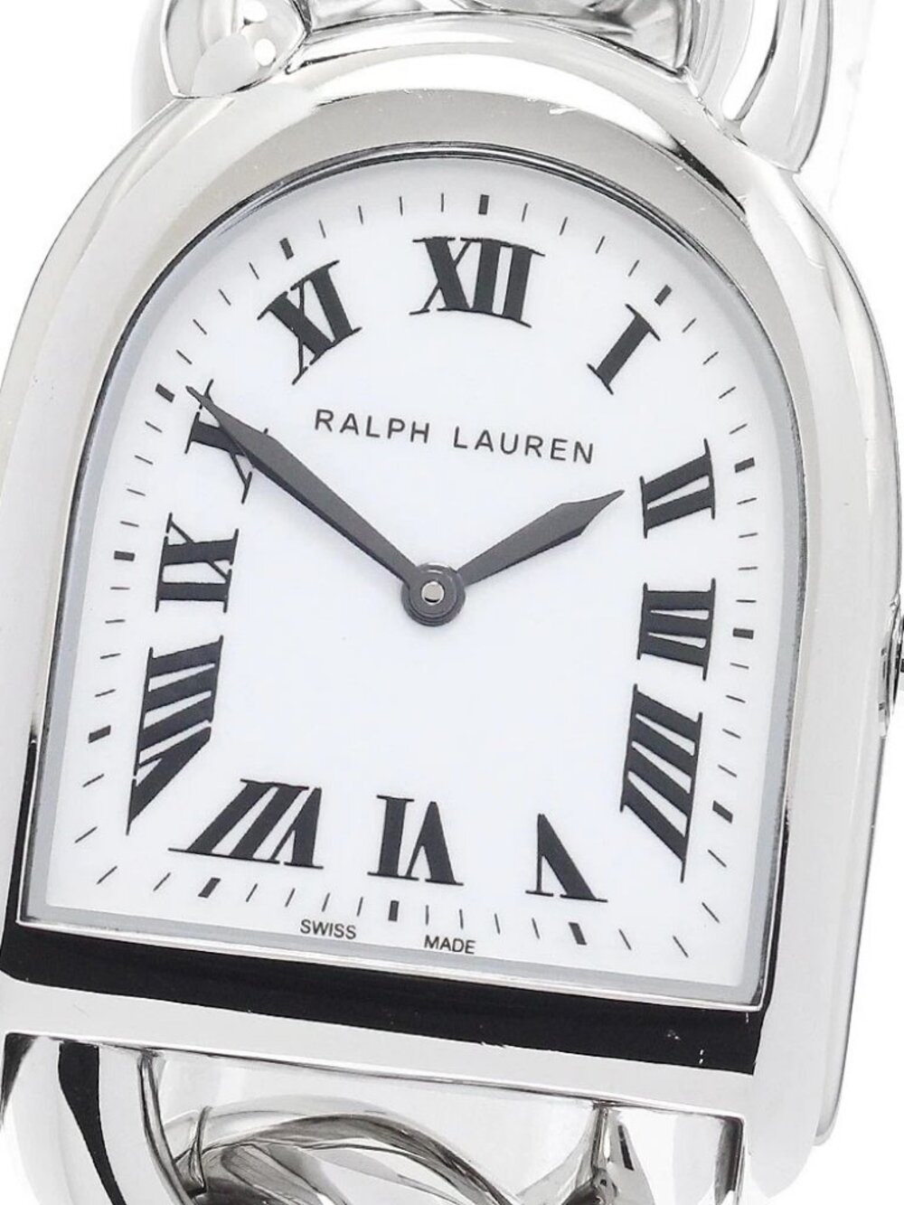 RALPH LAUREN Stirrup Petit Link RLR0040001 white Dial Quartz Ladies Watch_964966
